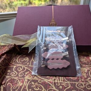 Charlotte Tilbury Crease Free Styling Clips and Sample Bundle with Gift Box NEW!